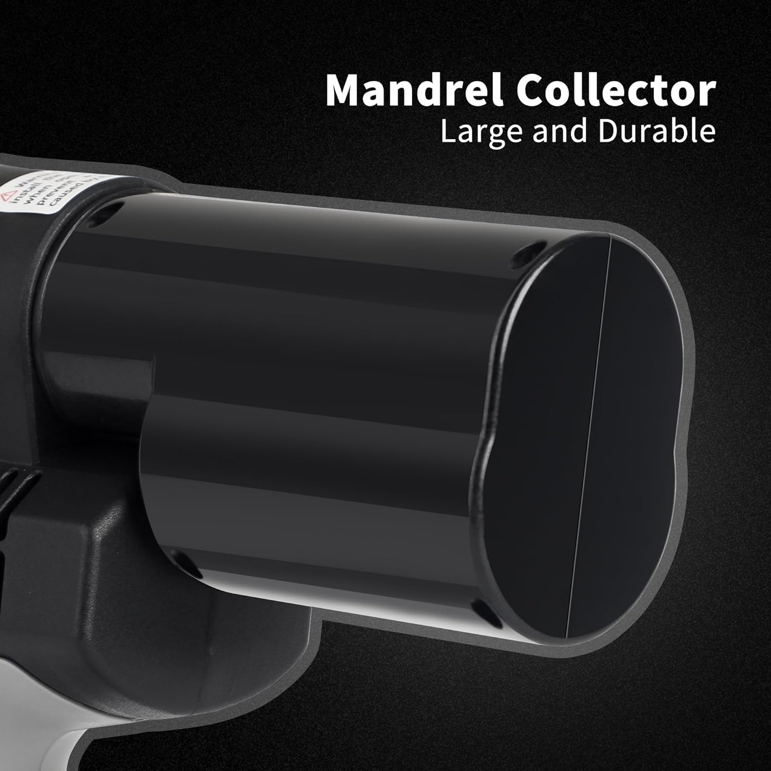 18V Brushless Rivet Gun, Battery Cordless Rivet Tool Compatible with Stainless Steel Rivets, Bare Machine Automatic Rivet Recoil with MWK Battery Converter, Portable Carrying Case